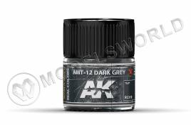 Акриловая лаковая краска AK Interactive Real Colors. AMT-12 Dark Grey. 10 мл