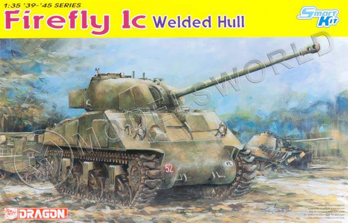 Склеиваемая пластиковая модель танк Firefly 1c Welded Hull. Масштаб 1:35 - фото 1