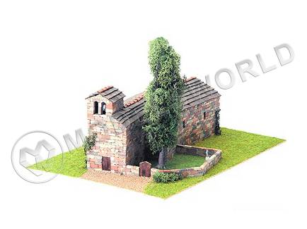 Набор для постройки архитектурного макета Церковь Сан Кугат XII В. Масштаб 1:50 - фото 1