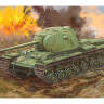 Склеиваемая пластиковая модель Советский тяжелый танк КВ-3. Масштаб 1:35