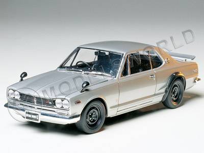 Склеиваемая модель автомобиля Nissan Skyline 2000 GT-R Hard Top. Масштаб 1:24
