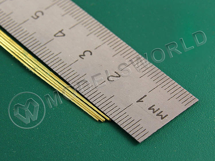 Пруток латунный 0.4 мм, 3 шт - фото 1