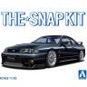 Склеиваемая пластиковая модель SNAPKIT Nissan Skyline GT-R -R33 Custom Wheel (Black). Масштаб 1:32