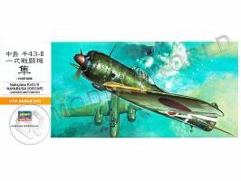 Склеиваемая пластиковая модель самолет Ki43-II Harabusa (Oscar). Масштаб 1:72