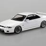 Склеиваемая пластиковая модель SNAPKIT Nissan Skyline GT-R -R33 Custom Wheel (White). Масштаб 1:32