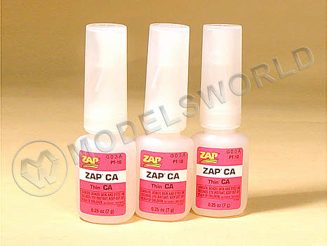 Клей жидкий цианокрилатный ZAP, 7 г - фото 1