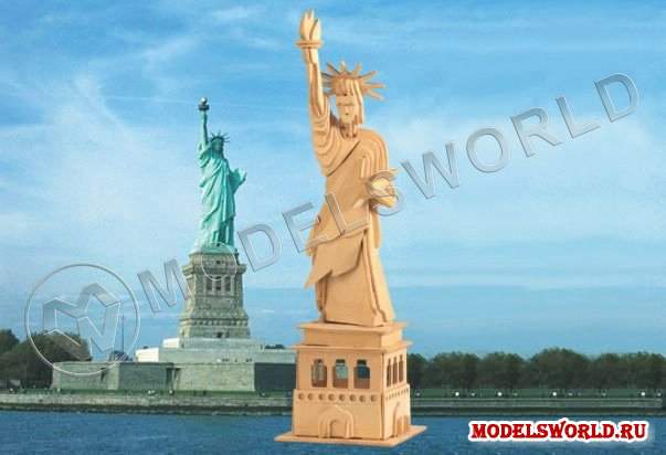 Сборная деревянная модель - Статуя Свободы - фото 1