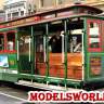 Набор для постройки 3D модели канатный трамвай Сан-Франциско