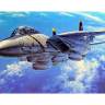 Склеиваемая пластиковая модель самолета F-14A Tomcat "Atlantic Fleet Squadrons". Масштаб 1:48