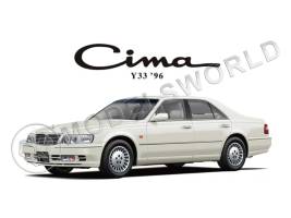 Склеиваемая пластиковая модель Nissan Cima Y33 '96. Масштаб 1:24