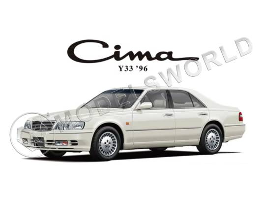 Склеиваемая пластиковая модель Nissan Cima Y33 '96. Масштаб 1:24