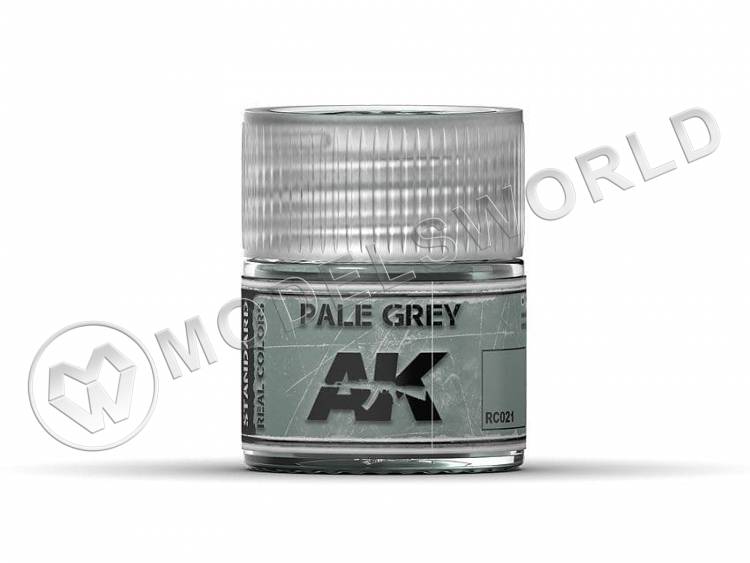 Акриловая лаковая краска AK Interactive Real Colors. Pale Grey. 10 мл - фото 1