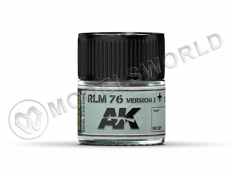 Акриловая лаковая краска AK Interactive Real Colors. RLM 76 Version 2. 10 мл - фото 1