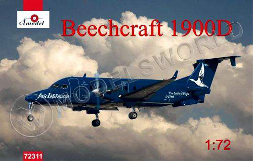 Склеиваемая пластиковая модель самолета Beechcraft 1900D. Масштаб 1:72 - фото 1