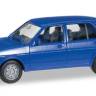Модель автомобиля VW Golf II 4 doors, синий. H0 1:87