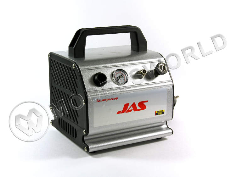 Компрессор JAS 1207 с регулятором давления, автоматика, ресивер 0.3 л - фото 1