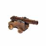 Пушка на станке, под бронзу и деревянный лафет, 32 мм, 1 шт