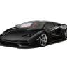 Склеиваемая пластиковая модель Lamborghini Countach LPI 800-4 (Black). Масштаб 1:32