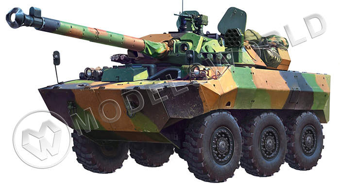 Склеиваемая пластиковая модель French army 1980-present AMX-10RCR Tank Destroyer. Масштаб 1:35 - фото 1