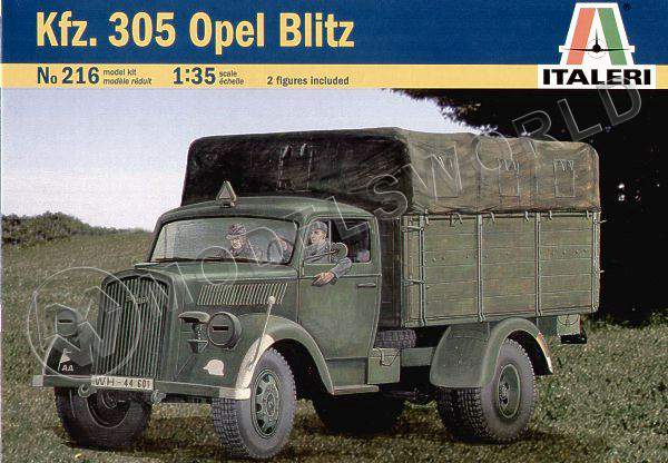 Склеиваемая пластиковая модель грузовик Opel Blitz. Масштаб 1:35 - фото 1