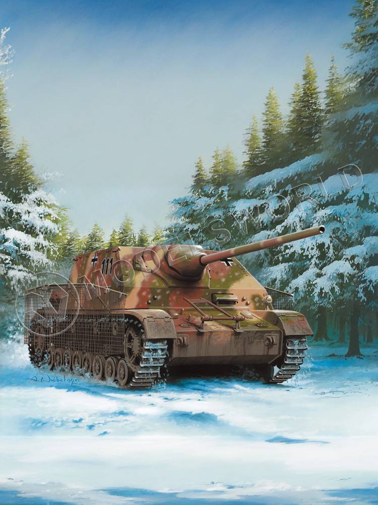 Склеиваемая пластиковая модель Немецкий танк PANZER IV / 70 (A) Sd. Kfz.162/1. Масштаб 1:35 - фото 1