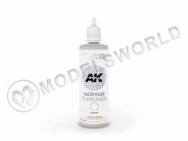 Акриловый растворитель AK Interactive 3rd Generation Acrylic, 100 мл