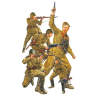 Фигуры советские пехотинцы 1941-42 г. (5 фигур). Масштаб 1:35