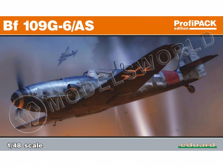 Склеиваемая пластиковая модель Bf 109G-6/ AS. ProfiPACK. Масштаб 1:48 - фото 1