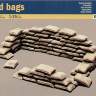Склеиваемая пластиковая модель Sandbags (мешки с песком). Масштаб 1:35
