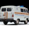 Склеиваемая пластиковая модель УАЗ «3909» Аварийно-спасательная служба. Масштаб 1:43