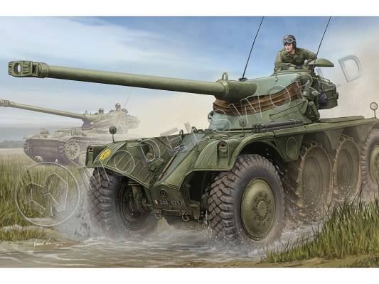 Склеиваемая пластиковая модель French EBR-10 Wheeled Reconnaissance Vehicle. Масштаб 1:35