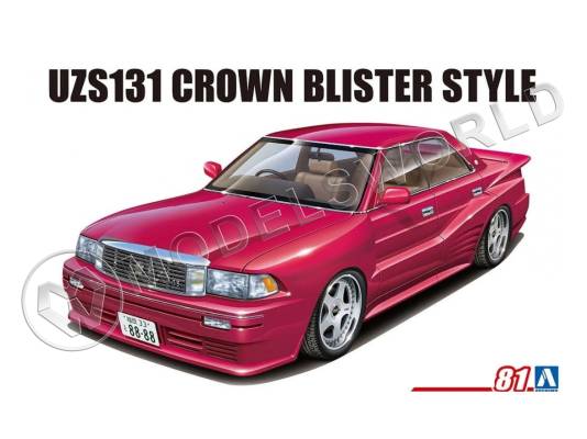 Склеиваемая пластиковая модель Toyota Crown UZS131 Blister Style. Масштаб 1:24
