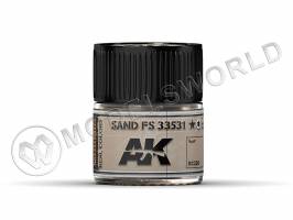 Акриловая лаковая краска AK Interactive Real Colors. Sand FS 33531. 10 мл