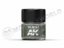 Акриловая лаковая краска AK Interactive Real Colors. RLM 82. 10 мл