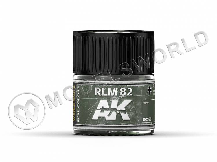 Акриловая лаковая краска AK Interactive Real Colors. RLM 82. 10 мл - фото 1