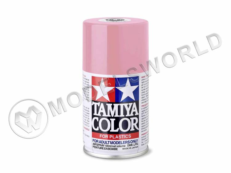 Краска-спрей Tamiya серия TS в баллоне 100 мл. TS-25 Pink (Розовая) - фото 1