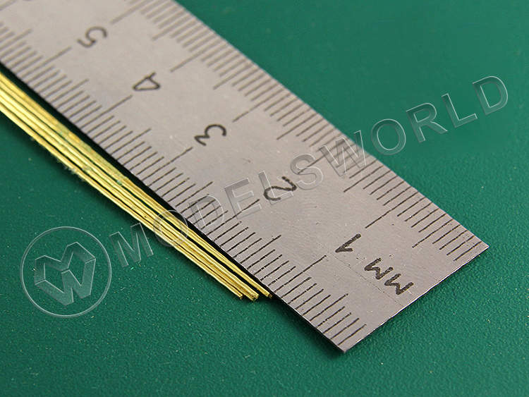 Пруток латунный 0.5 мм, 5 шт - фото 1