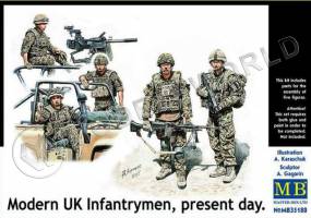 Фигуры Современная британская пехота, наше время. Масштаб 1:35