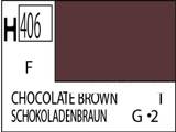 Краска водоразбавляемая MR.HOBBY CHOCOLATE BROWN (матовая), 10 мл - фото 1