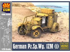 Склеиваемая пластиковая модель немецкого бронеавтомобиля Pz.Sp.Wg.1ZM (i). Масштаб 1:35