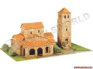 Набор для постройки архитектурного макета Церкви СВЯТОЙ МАРИИ IX В. Масштаб 1:84 - фото 1