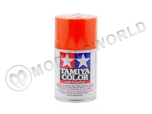 Краска-спрей Tamiya серия TS в баллоне 100 мл. TS-31 Bright Orange (Ярко-оранжевая) - фото 1