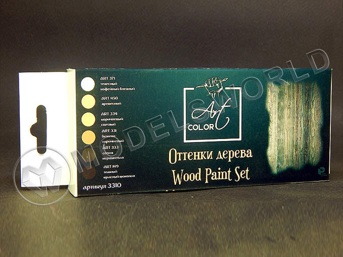 Набор акриловых красок Pacific88 Art color wood paint set, 18 мл - фото 1