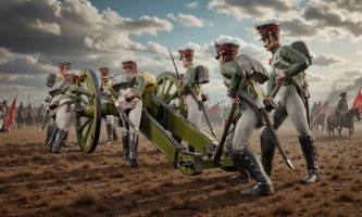 Фигуры русских артиллеристов 1812 год. Масштаб 1:24