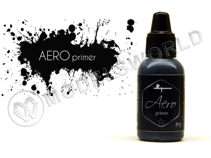 Грунт Aero черный (black primer) Pacific88, 18 мл - фото 1