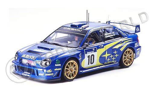 Склеиваемая пластиковая модель автомобиля Subaru Impreza  WRC 2002. Масштаб 1:24 - фото 1