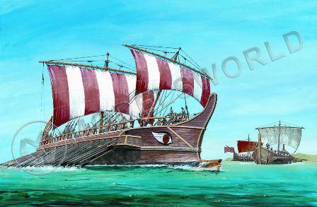 Склеиваемая пластиковая модель Греческая триера. Масштаб 1:72