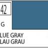 Краска водоразбавляемая художественная MR.HOBBY BLUE GRAY (глянцевая), 10 мл