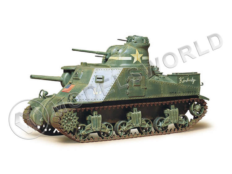 Склеиваемая пластиковая модель Американский танк М3 LEE Mk.I. Масштаб 1:35 - фото 1