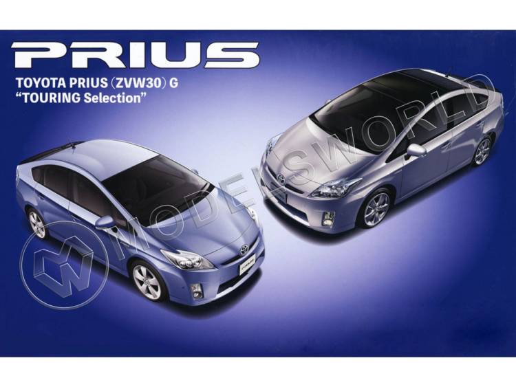 Склеиваемая пластиковая модель Toyota Prius (ZVW30) G. Масштаб 1:24 - фото 1